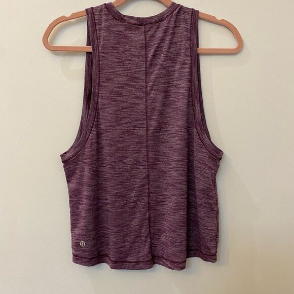 Lululemon Athletic Purple Muscle Top Women  Size 4 - Picture 6 of 8